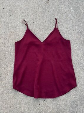New With Tags Express V-Neck Burgundy Cami Top
